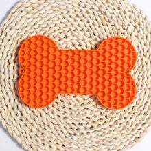 Load image into Gallery viewer, Bone Silicone Licking Dog Slow Food Mat