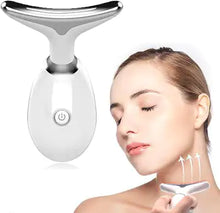 Load image into Gallery viewer, Beauty Facial Massager, 7 Color Wavy Acne Beauty Microcurrent Facial Device Skin Firming for Face Neck Beauty Device,