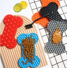 Load image into Gallery viewer, Bone Silicone Licking Dog Slow Food Mat